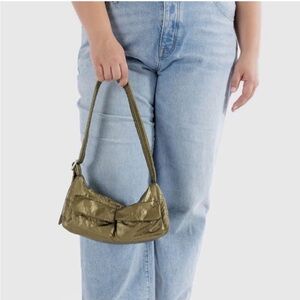 BAGGU bronze cargo shoulder bag *deadstock*